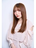 愛されストレート/ロングヘア/髪質改善[アースカラー]◎30代