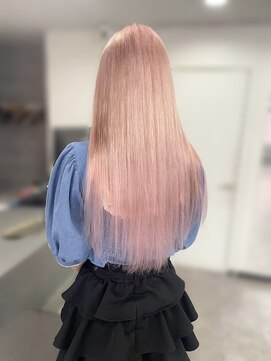 オズ 梅田店(OZ) ピンクパール/スーパー人毛エクステ/エクステ60枚/ハイトーン