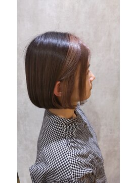 フィゼル あべのルシアス店(Aujua fizelle) ボブフェイスフレーミング