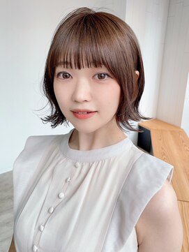 アイティーバイアルバム 八王子店(IT by ALBUM) ナチュラルボブ_フルバングレッドブラウン_ba477481