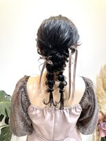 ヘアコレクション アンジュ(Hair collection Unge)&nbsp;ツイン編みおろし　　＜早朝受付中＞