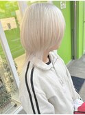 ハイトーン外国人風カラー/ホワイト