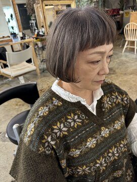 ウィークエンド(WEEKEND) 白髪ぼかしブリーチ無しダブルカラーカットトリートメント15400