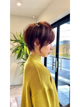 ヘアメイクアース 八潮店(HAIR & MAKE EARTH) 大人ショートボブ丸みショートカットマッシュショート