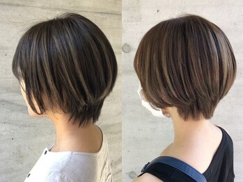 美容室 ファクト(fact)の写真/【TOKIOカラーでうる艶】カラー技術に定評のあるfact。髪にも頭皮にも負担の少ないつやカラーが得意◎