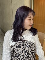 サラ 天神大名店(SARA) 【ラベンダー】ブリーチカラー/紫