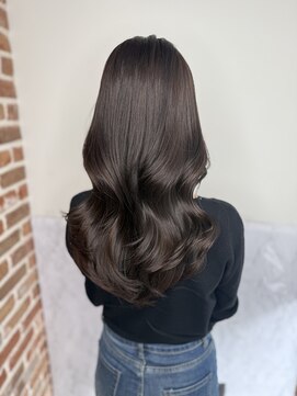 エニー 栄(Any) 韓国レイヤー×ラベンダーグレージュ