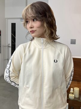 リヴ ウメダ(LIV umeda) デザインカラー×レイヤーカット/ブリーチ/ダブルカラー【梅田】