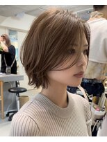 ラフ 立川(Laff)&nbsp;ショートボブ×ショコラアッシュ【束感/ヘルシースタイル/立川】