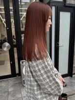 チーカ(chica)&nbsp;オレンジベージュ/ブリーチ1回/ダブルカラー