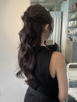 ランド(LAND)&nbsp;ツイストハーフアップ　ヘアセット