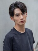 小久保styleフェザーパーマフェザーショートグレーエンドカラー