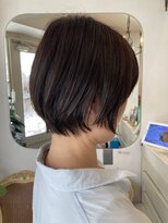 アミュレ(Amule)&nbsp;襟足すっきりショート小顔ラインナチュラルブラウン40代50代60代