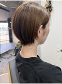耳掛けショートヘア