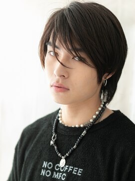モッズヘアー メン 戸田公園店(mod's hair men) 20代30代斜めバング学生ブラック無造作ショートg戸田公園