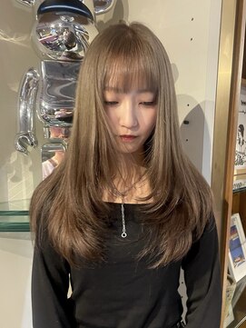 ペレ アネックス 大阪梅田茶屋町店(PELE ANNEX) ミディアムヘア/デザインカラー/フェイスフレーミング/梅田