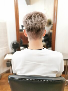 プリバート メンズツーブロックカット