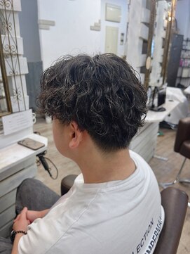 エルズ 大宮店(ailes) 波巻き×ツイスパパーマ[大宮ショート/ショート/MEN'Sパーマ]