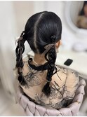 個性派ヘアスタイル