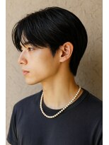 キビト(kibito)&nbsp;センターパート/ハンサムショート/メンズカット/若松河田/曙橋