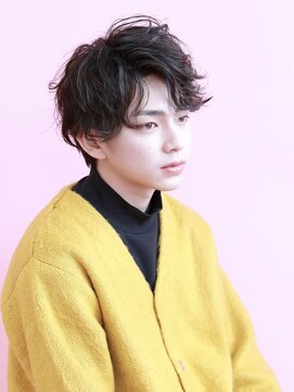 【山本智文】ルーズスパイラルパーマアップバング