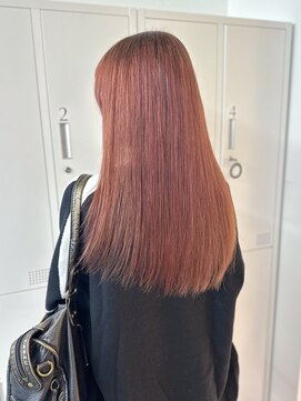 20代30代40代 ベージュピンク/ハイトーン/似合わせカットカラー