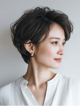 ビフィーノ リルネ(Bifino Rilune) クラゲヘアー/小顔/ココアベージュ/オリーブグレー/川西