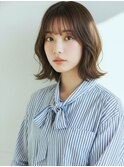 ミディアムボブ髪型20代30代40代前髪あり前髪なし面長丸顔越谷