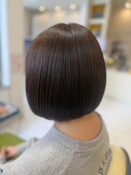 ヘアープレイスクリアライン 栄町店(hair place CLEAR LINE) 【メテオカラー×ボブ】髪質改善/トステア/シルク架橋/メテオ