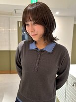 エミィ(emme) オリーブブラウン×くびれボブ