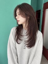 モルト 麻生(molt) ワンホンハイレイヤーカット 韓国ヘア バタフライカット
