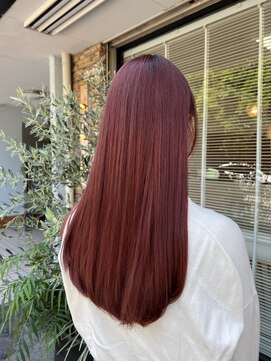 サロン(SALON) 韓国好きも気になるワインレッドカラー