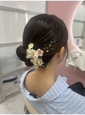 和装にも合うカチモリヘア