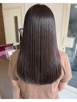 零秒女髪 千里丘店&nbsp;髪質改善で叶える上品な艶ロングストレート艶髪美髪艶カラー艶感