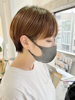 スー 自由が丘(suu)&nbsp;マッシュショート丸みショートボブくびれショート黒髪ショート