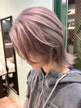 ヴィレッタ(VIRETTA) ブリーチリタッチのグレーシルバー　before→after