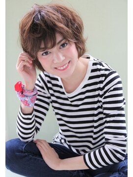 ヘアーアンドメイク シーク 吉祥寺(HAIR&MAKE SeeK) 『真木よう子くせ毛風』ショートカット