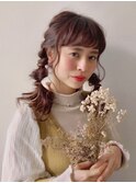 大人かわいい♪低めツインテール
