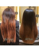 エイミー(aimy)&nbsp;ブリーチ履歴のストレート施術例