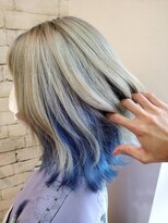 美容室ポール 西葛西店(PAUL)&nbsp;イルミナカラー　インナー　ブルー　学割U 24