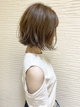 モリオ フロム ロンドン サッポロファクトリー店(morio FROM LONDON) 【morio】札幌ボブ　似合わせ暗髪ゆるふわボブ