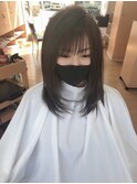 シンプルフェミニンヘア