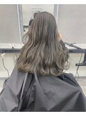 ミルクティーグレージュハイライト