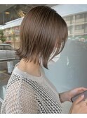 ぱつっとボブ×イルミナグレージュ
