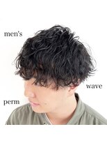 リンダバイネオリーブ 白楽店(Linda by neolive)&nbsp;波巻きパーマ雰囲気のあるメンズに