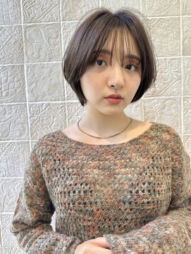 ビュートリアム 南青山(BEAUTRIUM) シースルーバング 大人ショートボブ 表参道青山 30代40代