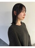 顔まわりカット 韓国ヘアー