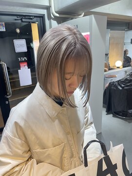 レックス 中野(rex) ミニボブ ミルクティーベージュ