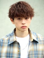 オーシャントーキョー 原宿(OCEAN TOKYO)&nbsp;ツイストスパイラルパーマツーブロックメンズパーママッシュ