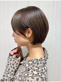 乾かすだけで決まる大人可愛い丸みショート